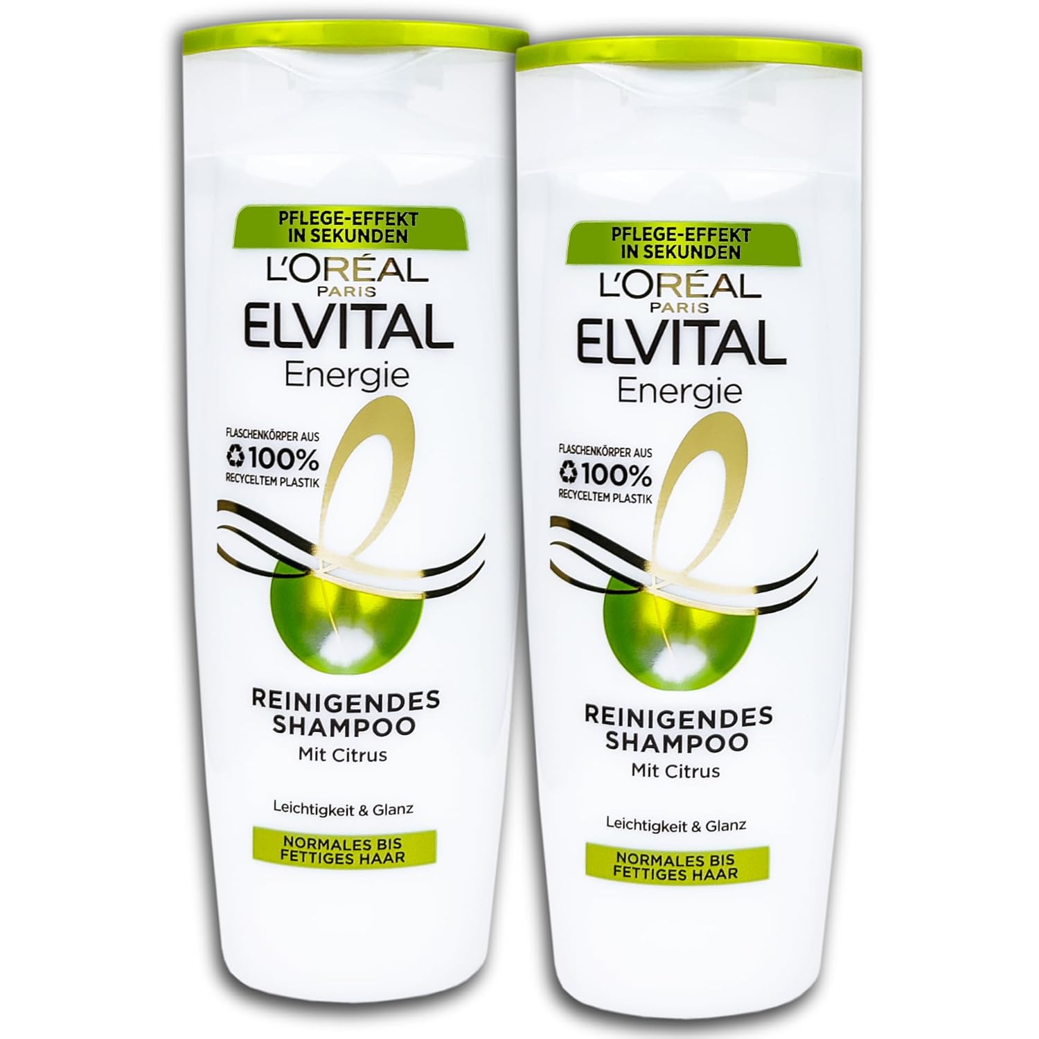 2 er Pack Loreal Elvital Shampoo Energie Citrus 2 x 300 ml
