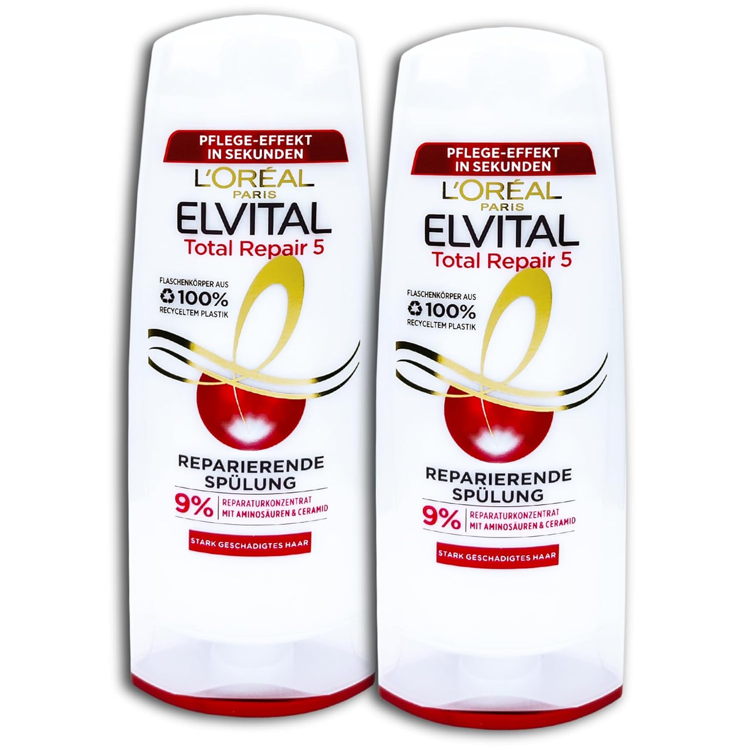 2 er Pack Elvital Spülung Total Repair 5 Stark Geschädigtes Haar 2 x 250 ml