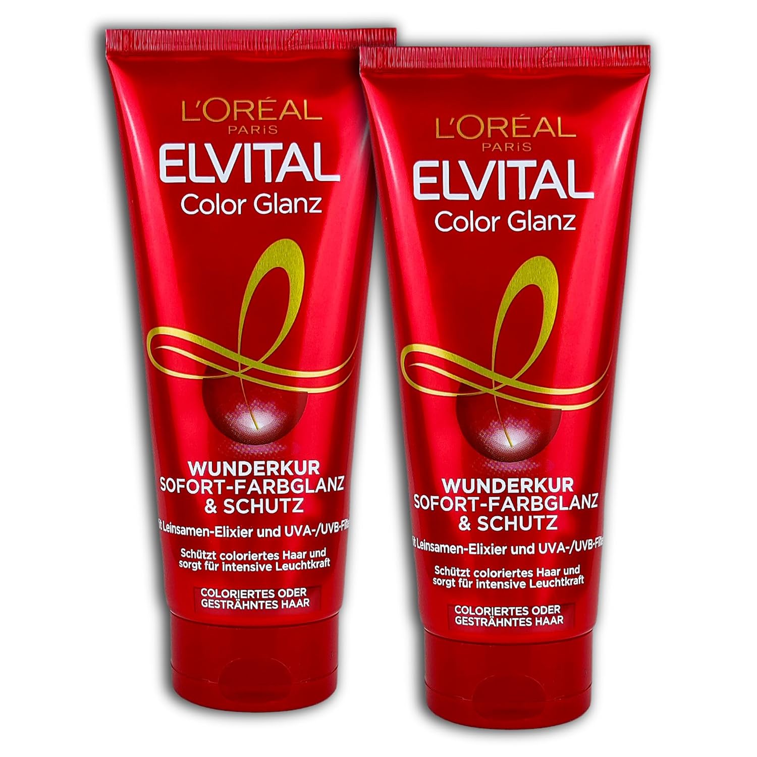 2 er Pack Elvital Wunderkur Color Glanz 2 x 200 ml