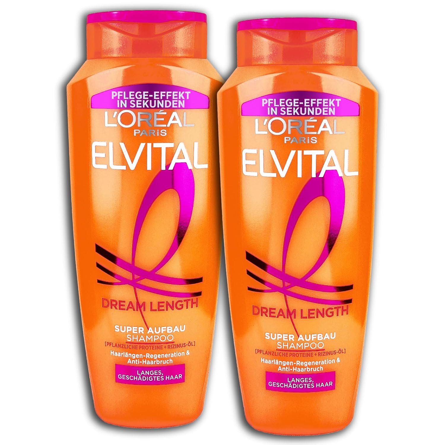 2 er Pack L’Oréal Paris Elvital Dream Length Super Aufbau Shampoo 2 x 300 ml