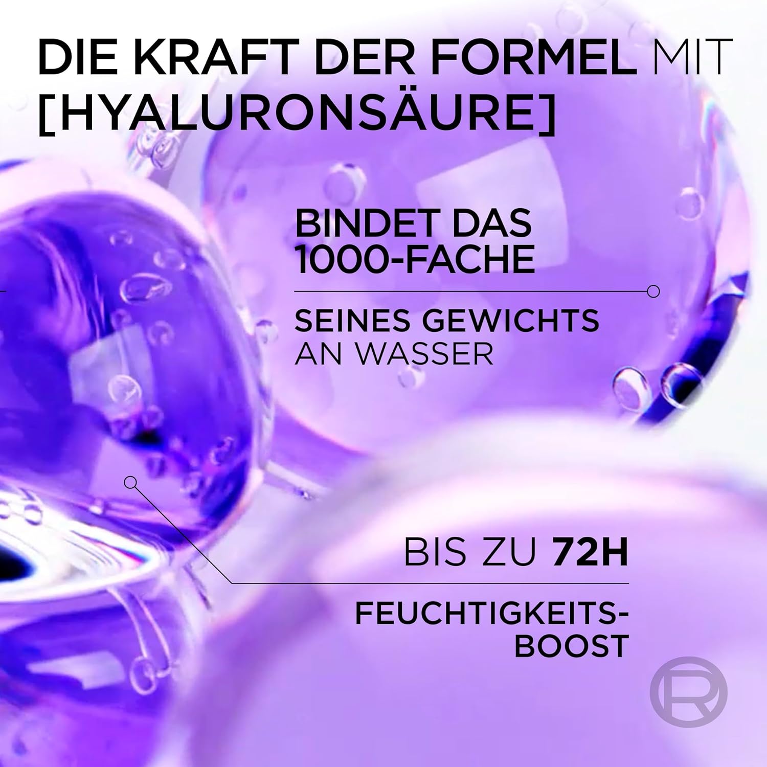 2 er Pack L’Oréal Paris Elvital XL Hydra Hyaluronic 72H Feuchtigkeits-Auffüllendes Shampoo 2 x 400 ml